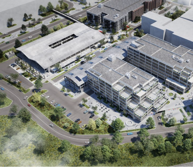 campus aerial view - grubb residences