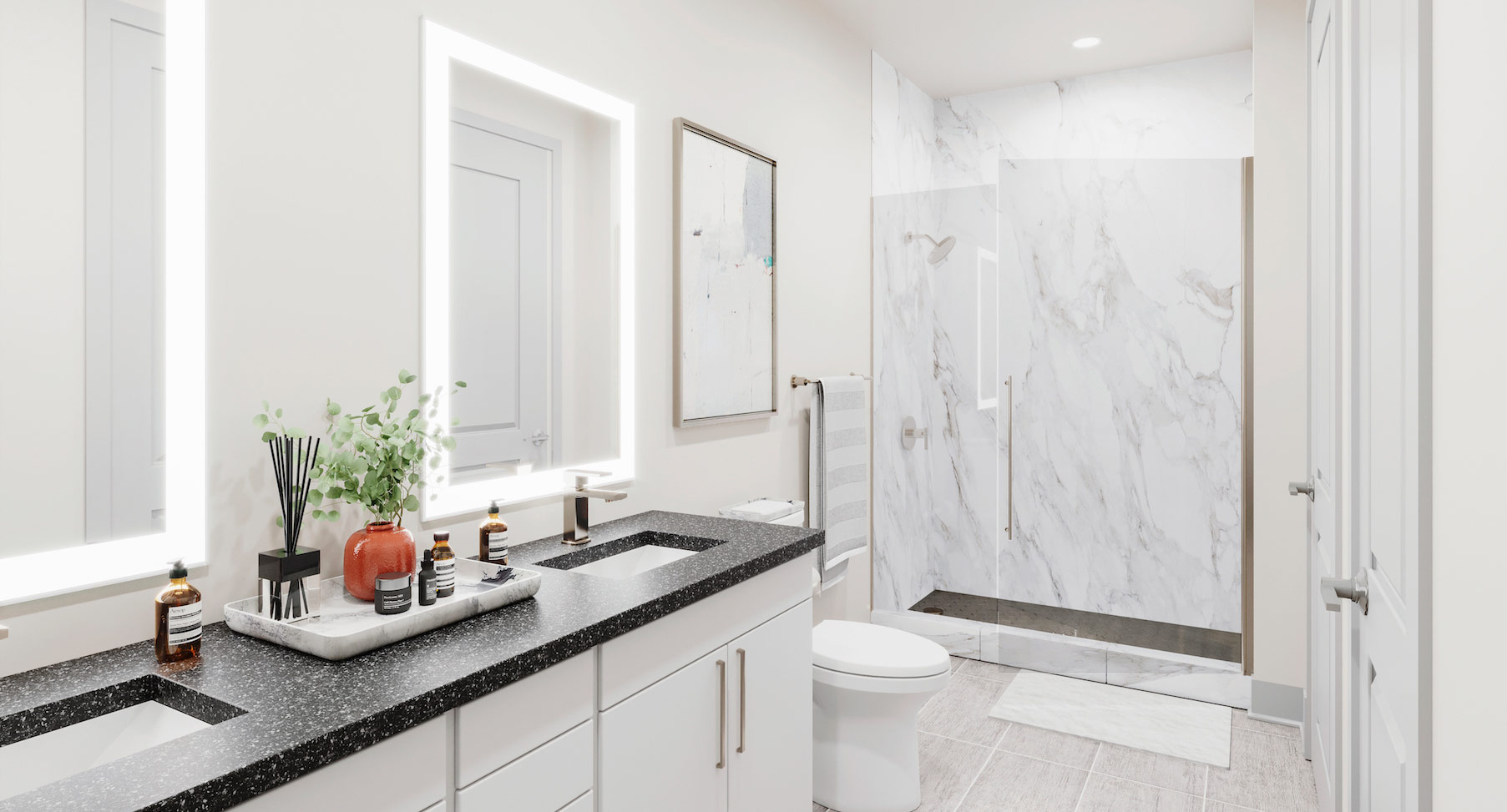 master bathroom - grubb residences