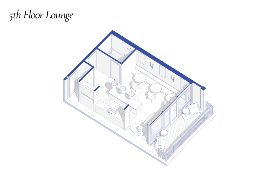 3d lounge floorplan - grubb residences